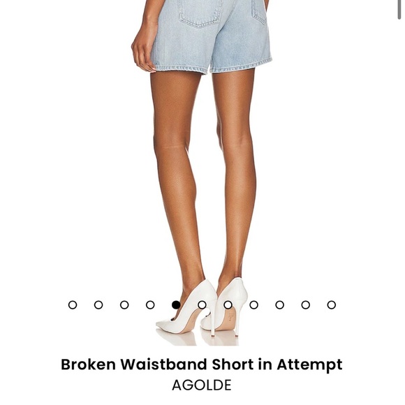 AGolde Broken Waistband Shorts Size 32 NWT - Picture 6 of 16